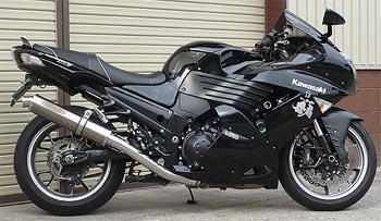 KAWASAKI ZZR1400 ワンテール 軽量マフラー ZEEX S/O|テックサーフ